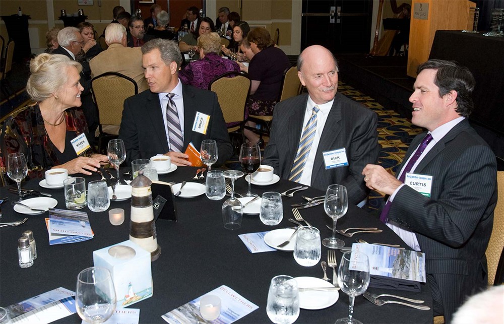 Conversations aplenty among Gold Sponsor GHX’s Karen Conway and Bruce Johnson, along with Bellwether League Inc.’s Richard A. Perrin and HIGPA President Curtis Rooney.
