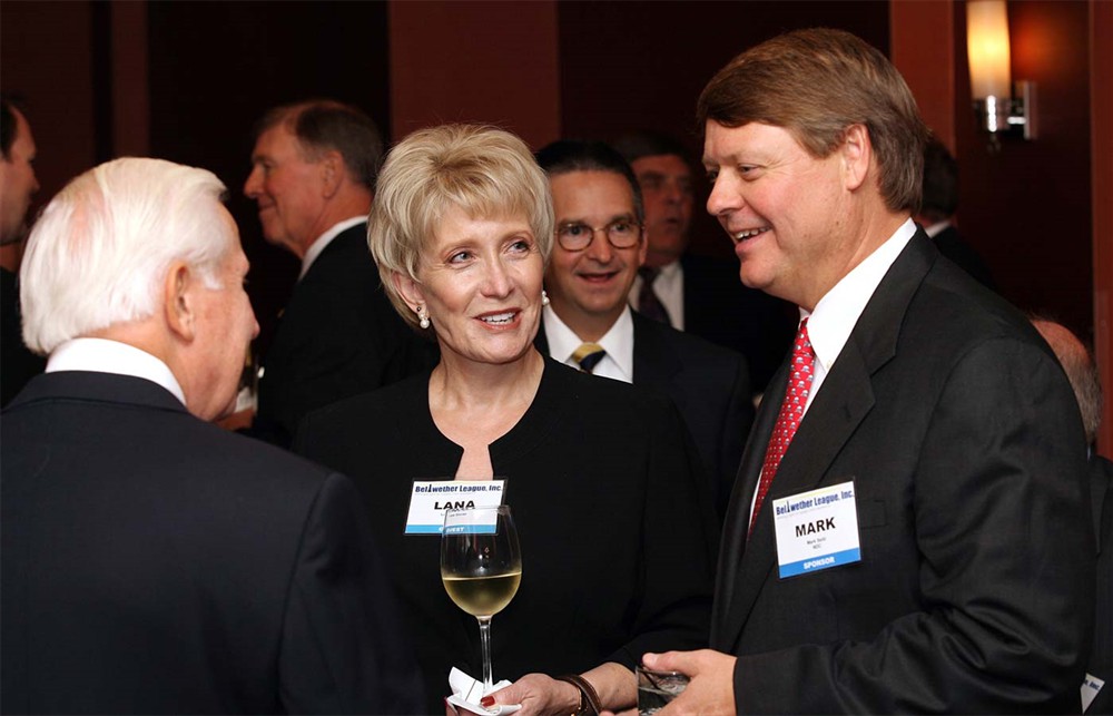 Bellwether Class of 2009 Inductee James E. Stover with wife Lana Stover and Mark Seitz from BLI Corporate Sponsor NDC