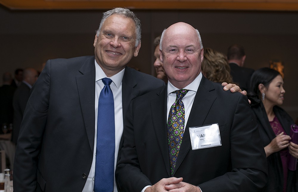 Two Bellwethers: Silver Sustaining Sponsor Omnicell’s Randall Lipps (Bellwether Class of 2014) and Mercy’s Vance Moore (Bellwether Class of 2019).