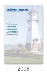 Bellwethers Honoree Induction Event program cover