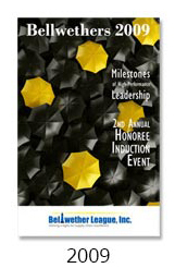 Bellwethers Honoree Induction Event program cover