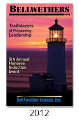 Bellwethers Honoree Induction Event program cover