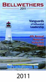 Bellwethers Honoree Induction Event program cover