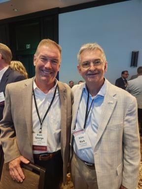 SMI Spring Forum: George Godfrey, Bellwether Class of 2025, with Health Industry Advisor's Mark Van Sumeren, Bellwether Class of 2021.