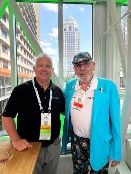 Health Connect Partners: BLF Board Outreach Ambassador Fred Crans, Bellwether Class of 2020, with Vanderbilt's Tony Gribble.
