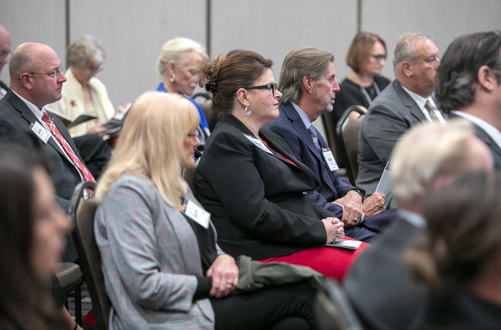 Forum attendees hear and learn useful tips from experienced panelists.