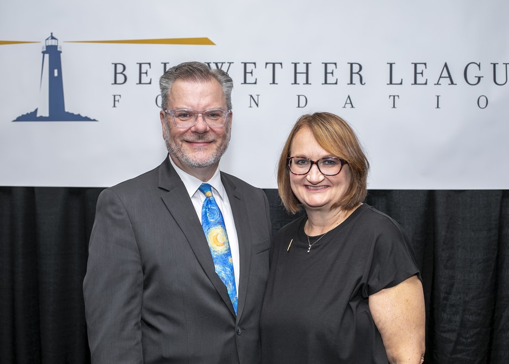 Bellwether League Foundation Executive Director Rick Barlow, Bellwether League Foundation Chairman Deborah Templeton.
