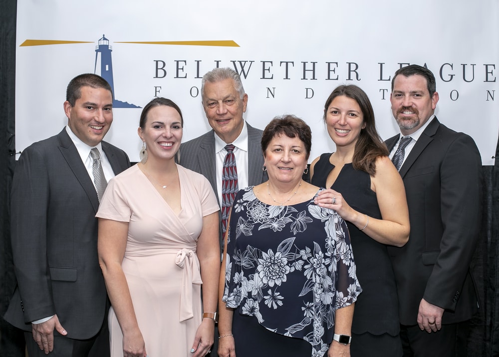 The Tyk Family (left to right): Dan Tyk, Katie Tyk, Ron Tyk, Sue Tyk (Bellwether Class of 2022), Meghan Langlois and Greg Langlois.