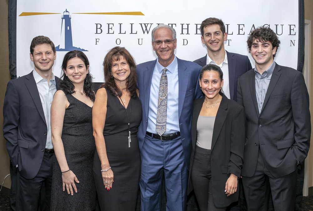 The Lubotsky Family and Friends (left to right): Jake Atlas, Jianna Lubotsky, Debbie Lubotsky, Tom Lubotsky (Bellwether Class of 2022), Cara Lash, Jake Lubotsky and Joey Lubotsky.