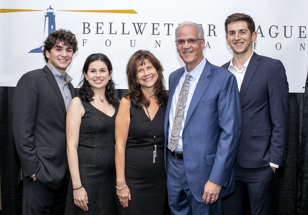 The Lubotsky Family (left to right): Joey Lubotsky, Jianna Lubotsky, Debbie Lubotsky, Tom Lubotsky (Bellwether Class of 2022), Jake Lubotsky