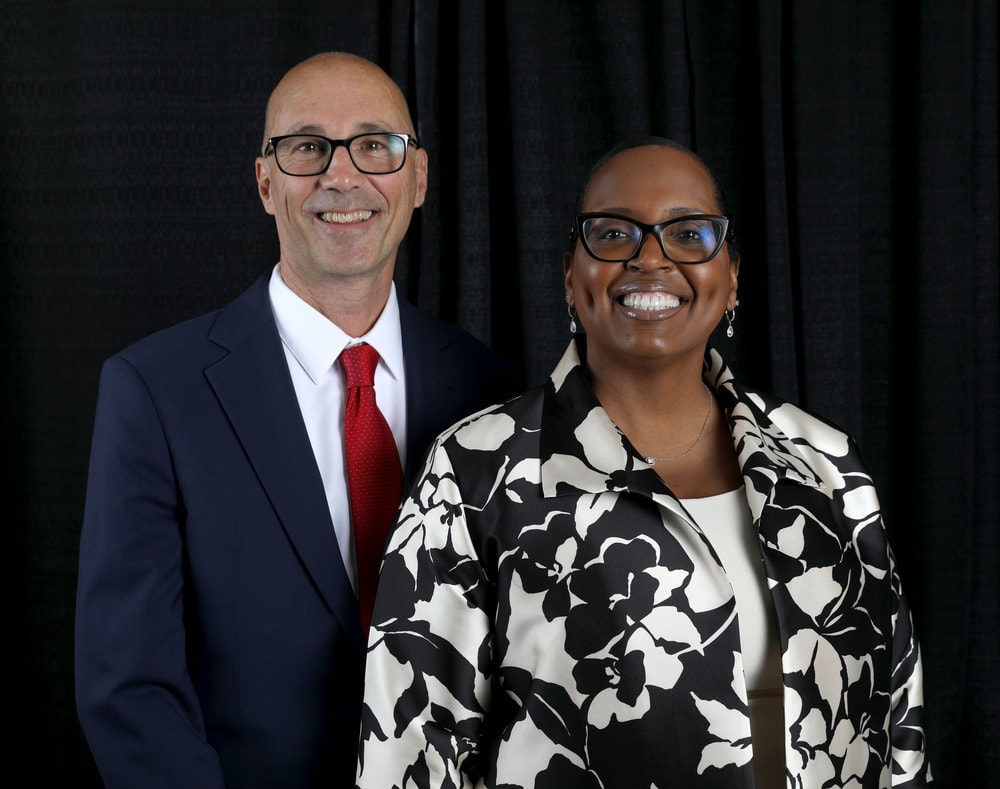 Ammer Honorees of 2023 (left to right): Michael McCullough and Régine Honoré Villain