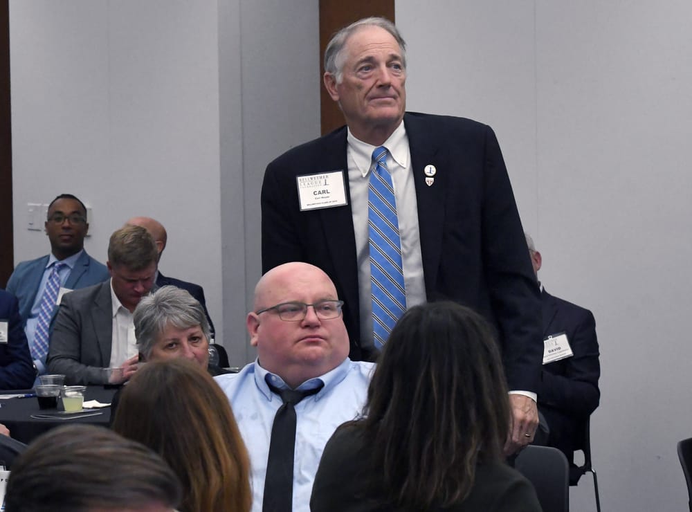 Carl Meyer, Bellwether Class of 2019, recognized.