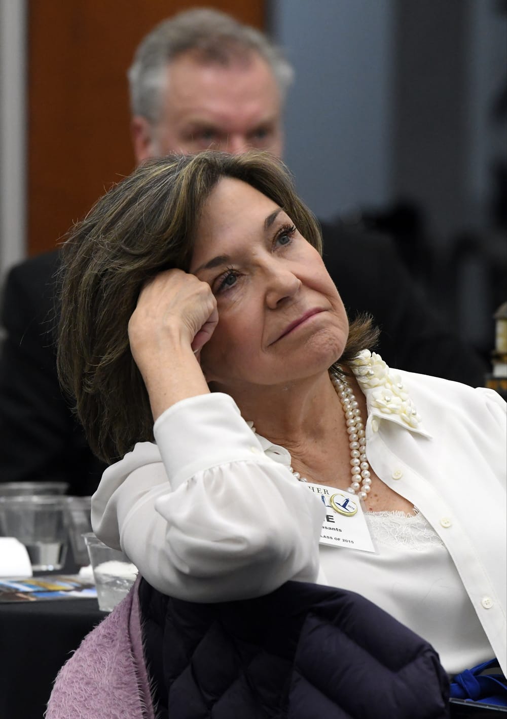 SMI’s Jane Pleasants, Bellwether Class of 2015, appreciates what she hears.