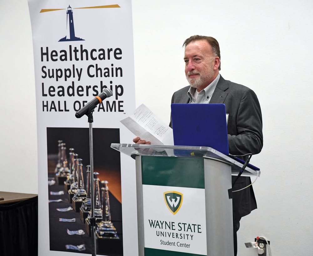 Piedmont Healthcare’s Joe Colonna introduces the William J. McFaul Memorial Keynote, and shares some personal and professional memories of Bill, who was inducted into the inaugural Bellwether Class of 2008.