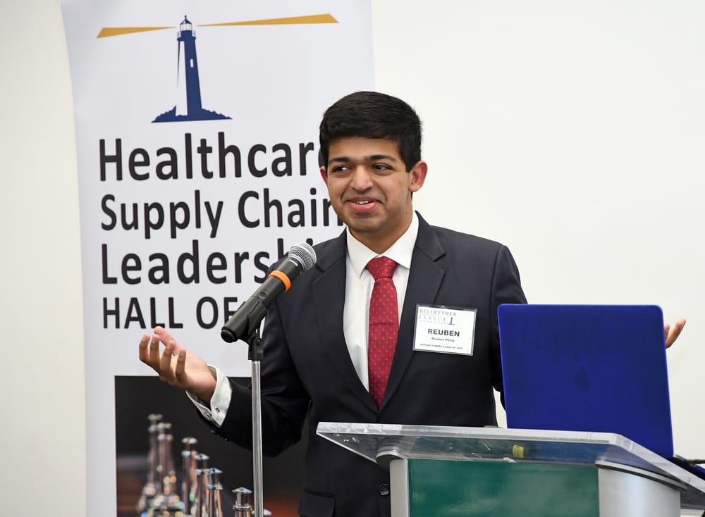 Clarium’s Reuben Philip, Future Famers Class of 2025, expresses his appreciation for the honor.