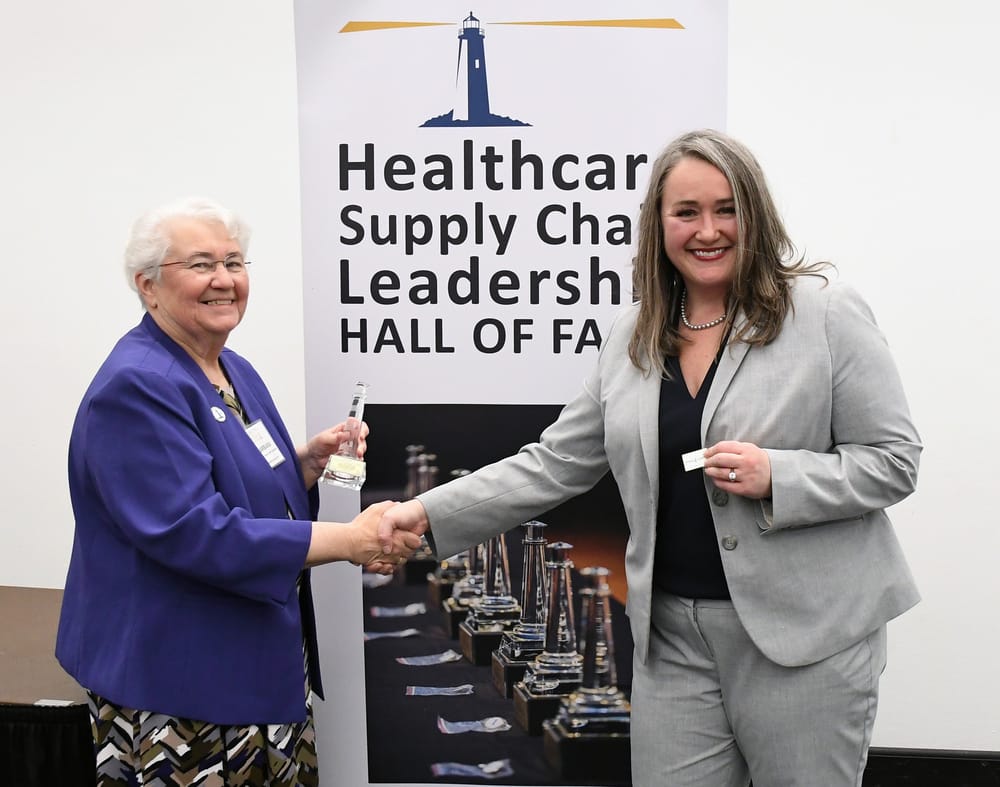 BLF Chairman Barbara Strain welcomes Allison Corry, Ammer Honoree Class of 2025.