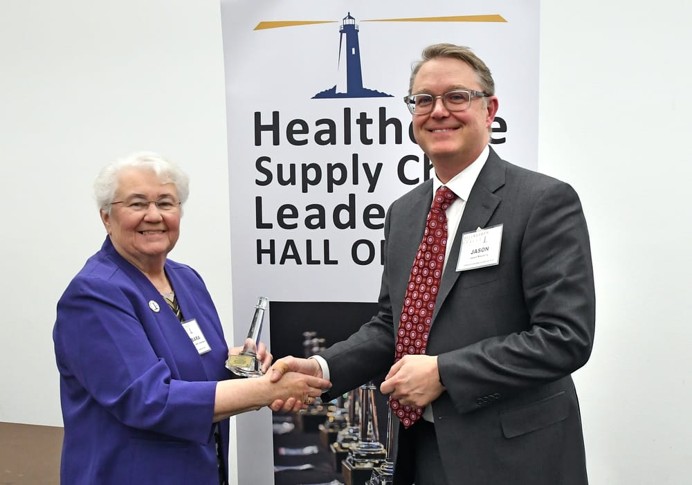 BLF Chairman Barbara Strain welcomes Jason Moulding, Ammer Honoree Class of 2025.