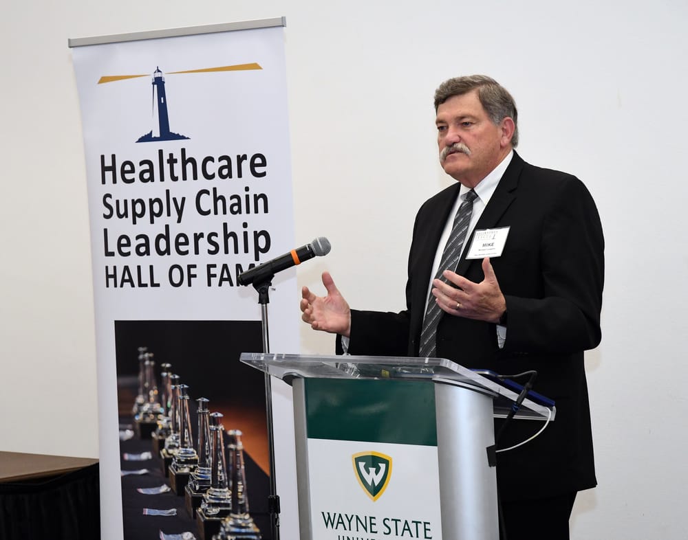 Mike Langlois, Bellwether Class of 2025, highlights his career, celebrates his family and expresses appreciation for Hall of Fame induction at his alma mater, Wayne State University.