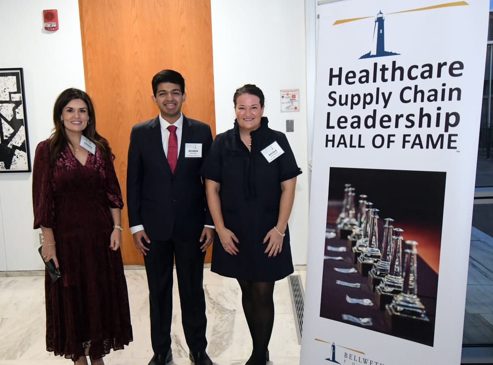 Future Famers Class of 2025 (left to right): Andrea C. Poulopoulos, Chief Supply Chain Officer, Corewell Health, Grand Rapids, MI; Reuben Philip, Director of Product, Clarium Inc., New York; Nicole Schmidt, RT (R)(VI), System Director, Clinical Supply Optimization, Spend Management, The University of Kansas Health System, Kansas City, KS