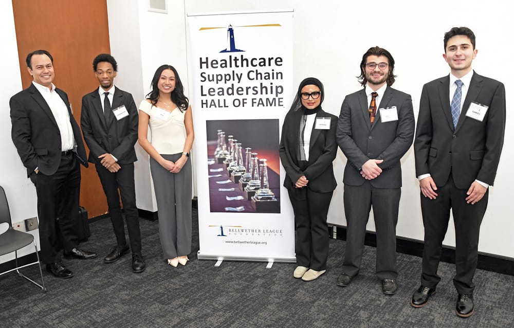 Wayne State University Collegiate Capstone Project team: Kevin Ketels, Donnavin Jones, Mia Bustamante, Zeinab Alhilal, Jesse Pratt and Daniel Saleem. Not pictured: Zyrah Ashraf.
