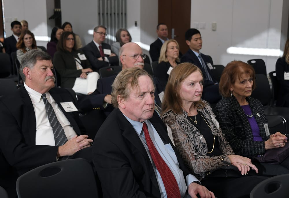 Bellwether Leadership Symposium attendees listen to presentations.
