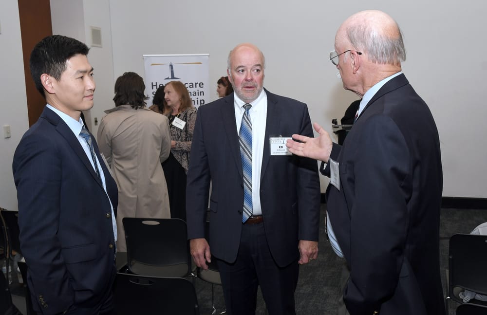 Joseph Jang, Pathstone Partners; Ed Hisscock, Bellwether Class of 2022; and Dick Perrin, Bellwether Class of 2014.