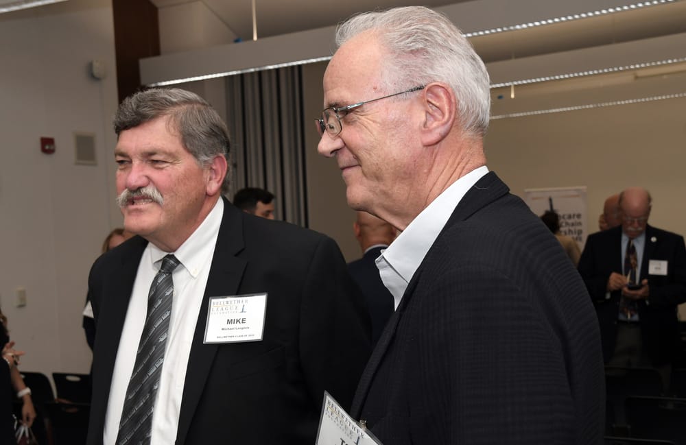 Mike Langlois, Bellwether Class of 2025, and Tom Lubotsky, Bellwether Class of 2022.