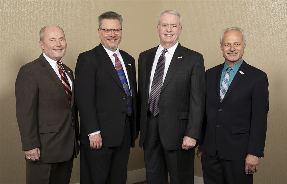 02. Cake Toppers:  Co-Founder and Founding Chairman Jamie Kowalski (Bellwether Class of 2017), Co-Founder and Executive Director Rick Barlow, Chairman Emeritus John Gaida (Bellwether Class of 2018) and Chairman Nick Gaich (Bellwether Class of 2013).