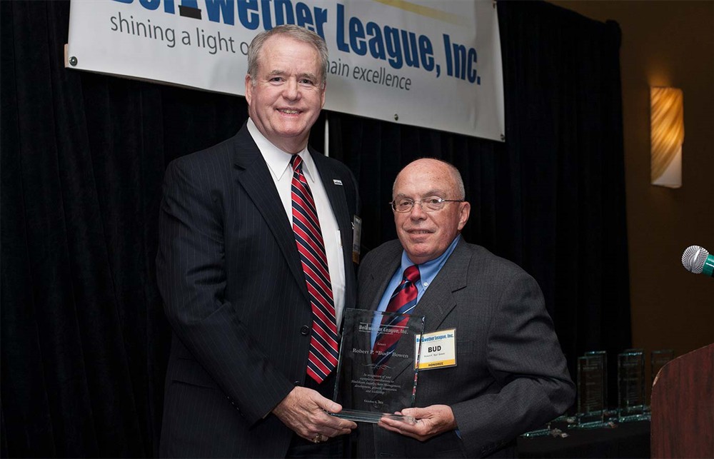 John Gaida with Bud Bowen (Bellwether Class of 2014).