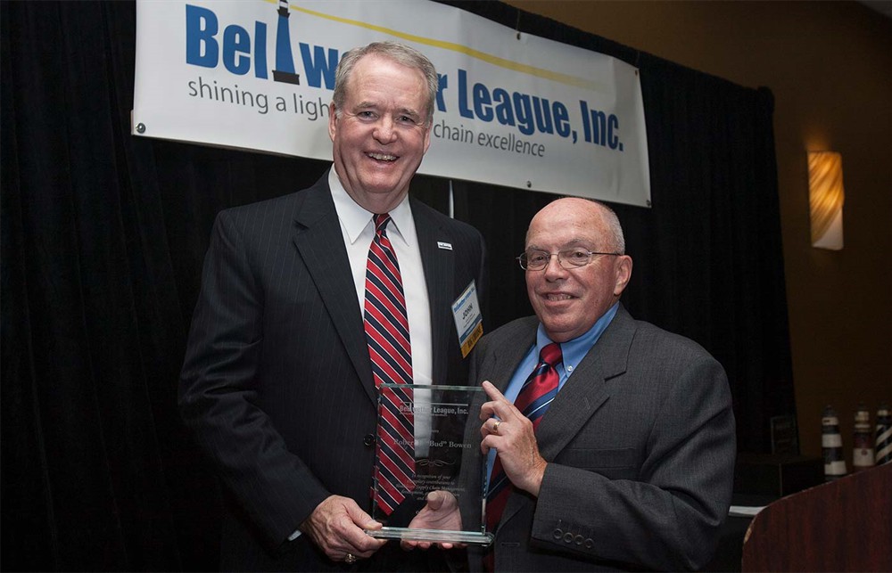 John Gaida with Bud Bowen (Bellwether Class of 2014).