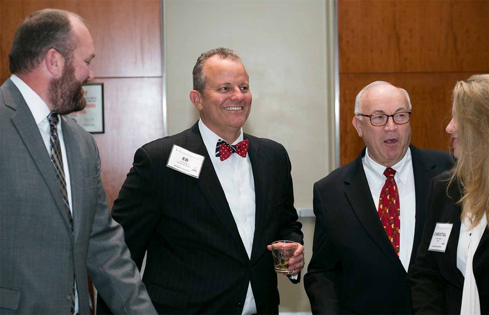 Beaumont Health’s Ed Hardin with Bellwether League Board Member Michael Louviere from Ochsner Health and Vizient’s Christal Herbst.