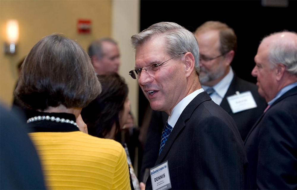 Silver Sponsor GS1 Healthcare US’ Dennis Harrison with The Ohio State University Medical Center’s Rosalind Parkinson.