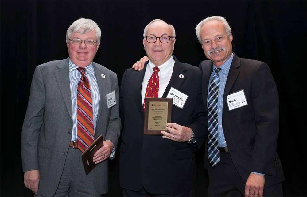 John Strong and Michael Louviere with Nick Gaich.