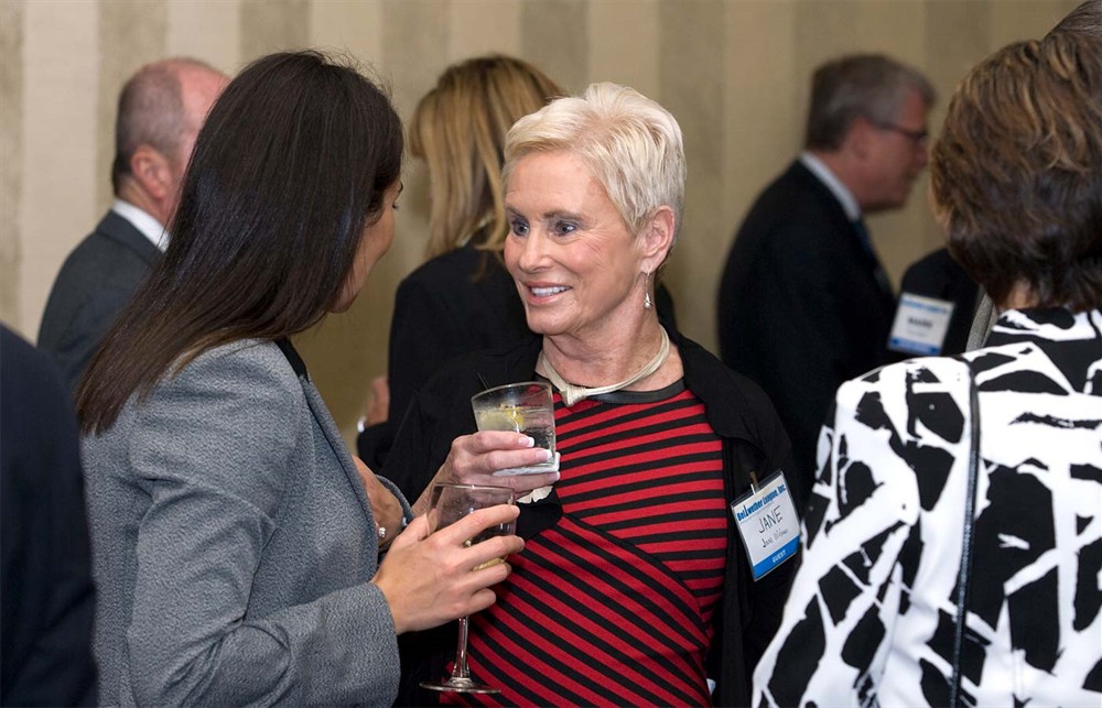 Vendormate’s Sezin Miller (left) with Jane Widman (right).