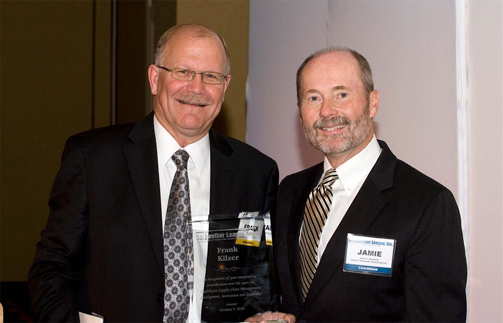 The quintessential quartet (from left to right): Lee C. Boergadine (Bellwether Class of 2008), PricewaterhouseCooper’s Gary Dowling, Bellwether League Inc. Secretary John B. Gaida and Daniel J. Dryan (right) (Bellwether Class of 2011).