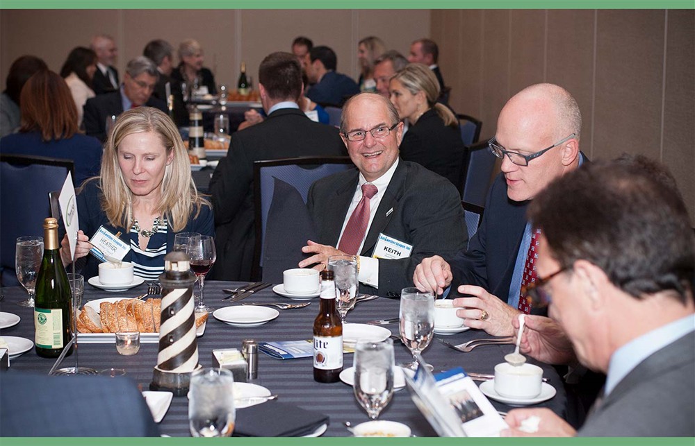 Founding Sponsor Halyard Health’s Keith Kuchta (Bellwether Class of 2014) during the dinner.