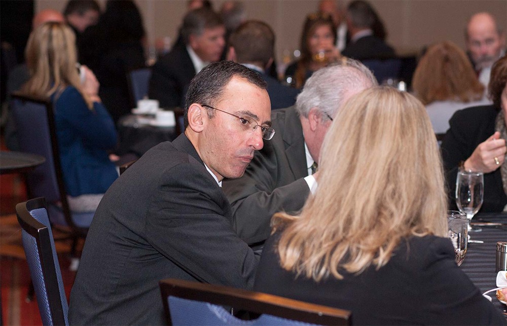 Silver Sponsor ROi’s Gene Kirtser during the dinner.