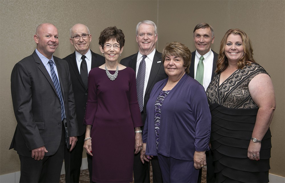 Clan Gaida (from left to right): Kristopher Gaida (John’s son), Robert Gaida (John’s brother), Mary Ann Cook (John’s sister), John Gaida (Bellwether Class of 2018), Christine Gaida (John’s sister-in-law), Charles Cook (John’s brother-in-law) and Debra Fedon (John’s daughter).