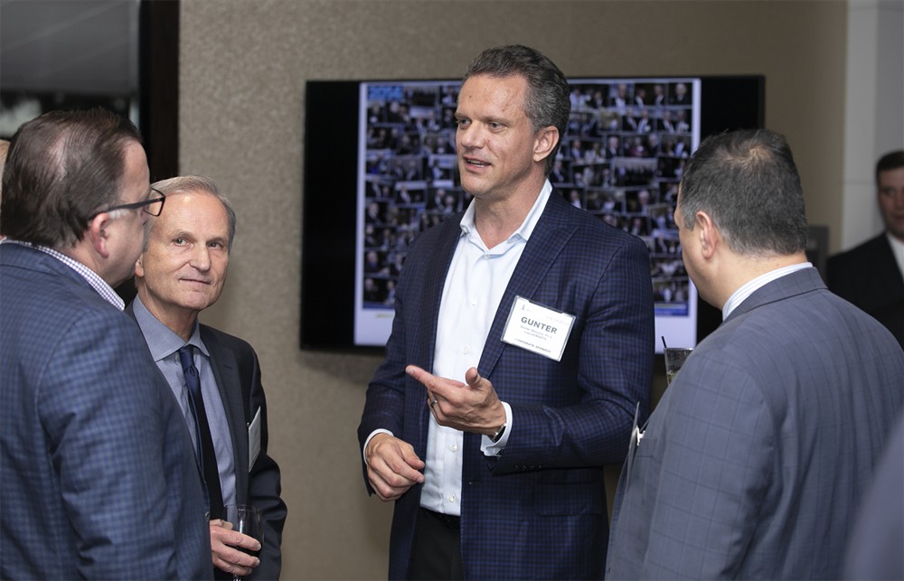 LiquidSMARTS’ Gunter Wessels, Ph.D., (center), with NCI Consulting’s Jim Dausch and Piedmont’s Joe Colonna (far right).