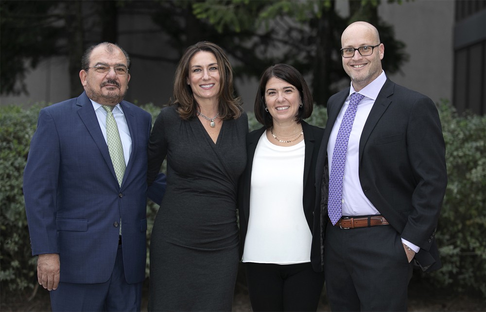 Clan Toscano: Nick Toscano (Bellwether Class of 2018), Sharon Toscano (wife), Margaret Grumet (daughter) and Seth Grumet (son-in-law).