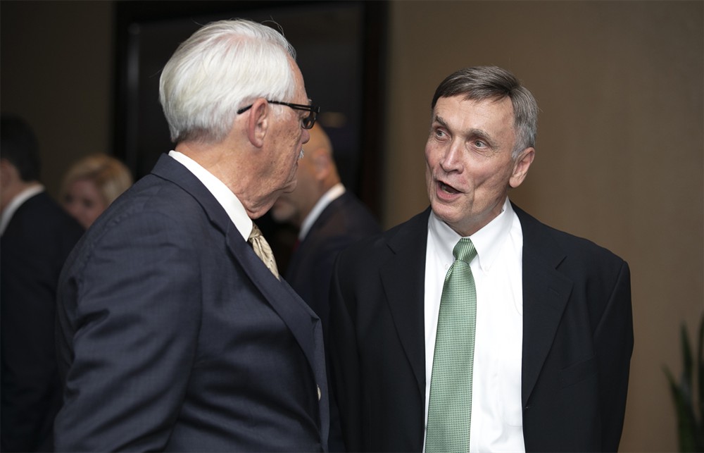 Lee Boergadine (Bellwether Class of 2008) (left) with Charles Cook (right).