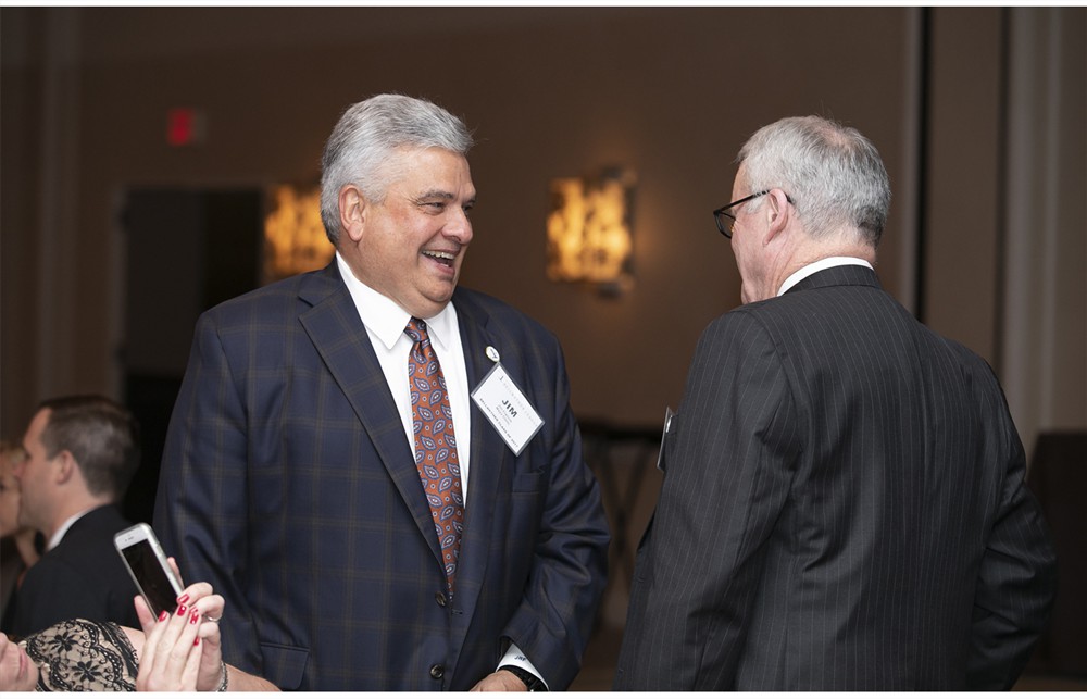 Mayo Clinic’s Jim Francis (Bellwether Class of 2017) with John Gaida (Bellwether Class of 2018).