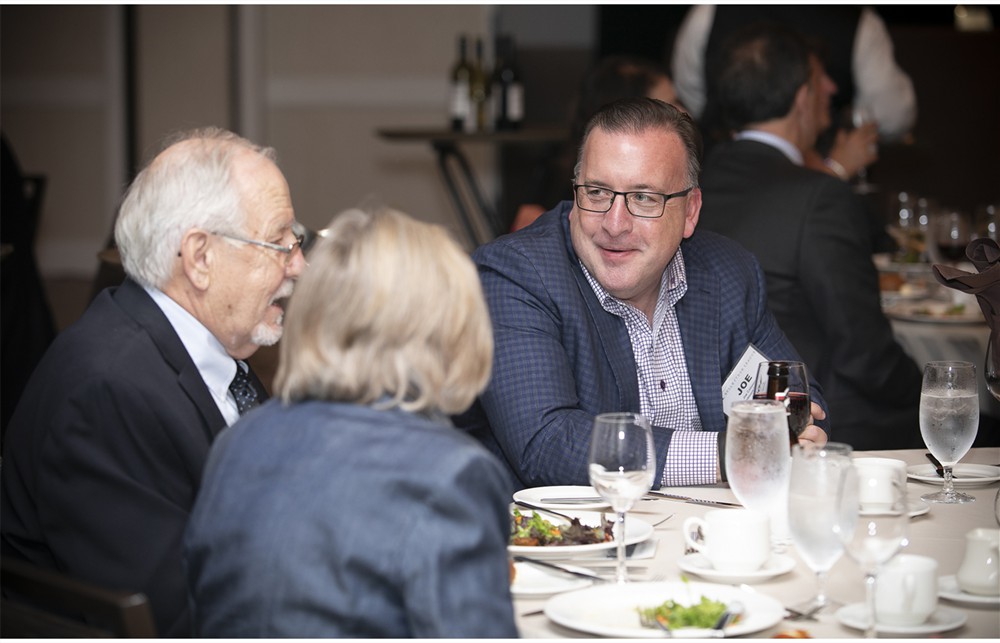 Piedmont’s Joe Colonna with Bill and Billie Niswonger.