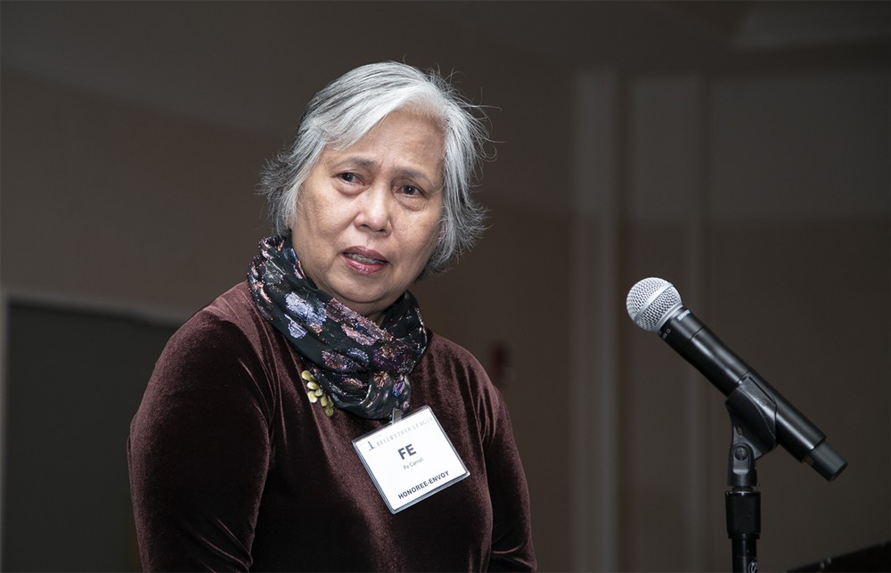 Fe Carroll recalls her husband’s passion for healthcare supply chain.