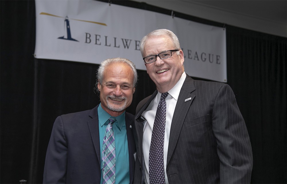 Nick Gaich with John Gaida (Bellwether Class of 2018).