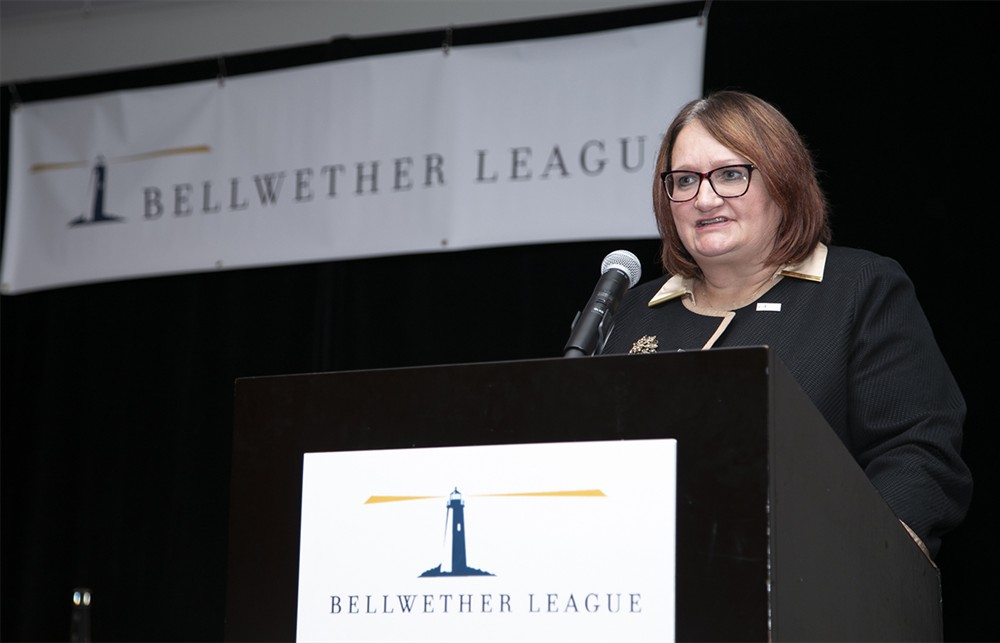 Geisinger’s Deborah Templeton welcomes Robert T. Yokl (Bellwether Class of 2018).