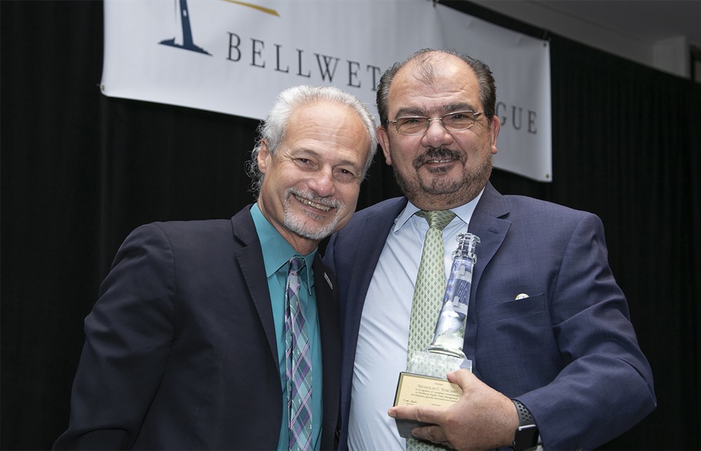 Nick Gaich with Nick Toscano (Bellwether Class of 2018.