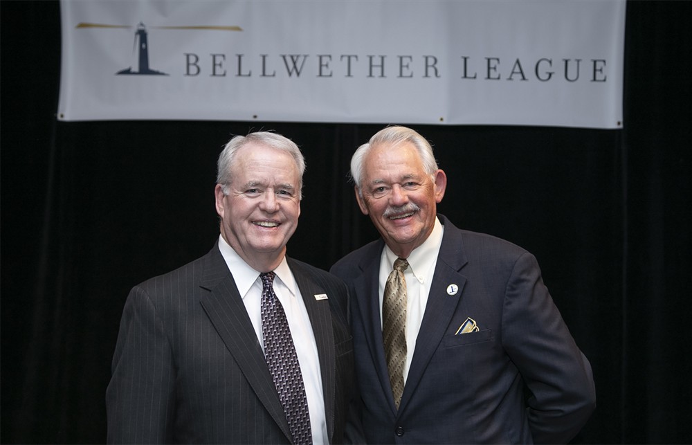 John Gaida and Lee Boergadine (Bellwether Classes of 2018 and 2008).