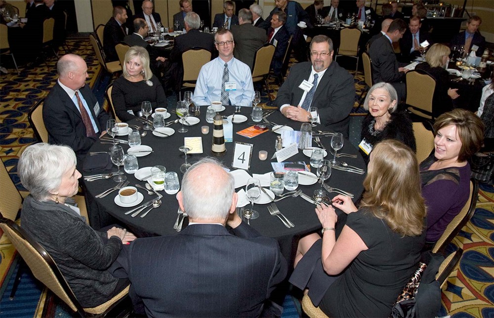 2011 dinner attendees enjoy the event.