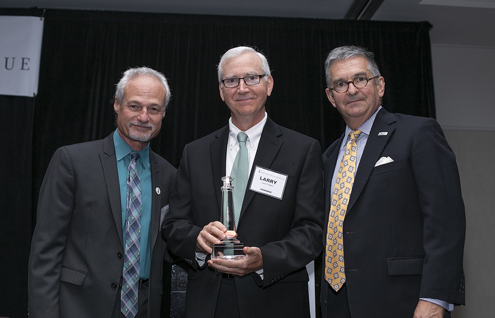 Nick Gaich with Larry Smith (Bellwether Class of 2019) and Mark Van Sumeren.